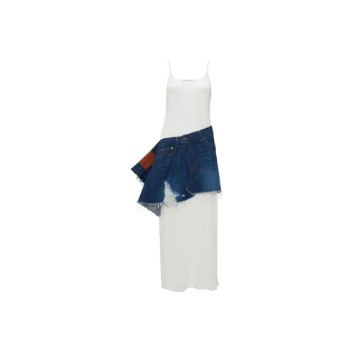 JW Anderson Белые Женские Платья без Рукавов