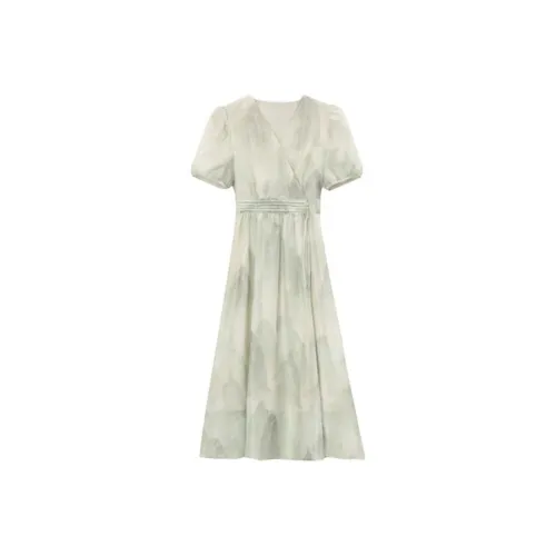 JOSR Короткий рукав Платье Женское Цвет на изображении