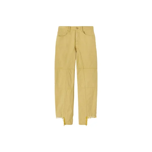 JIL SANDER Желтые Женские Джинсы
