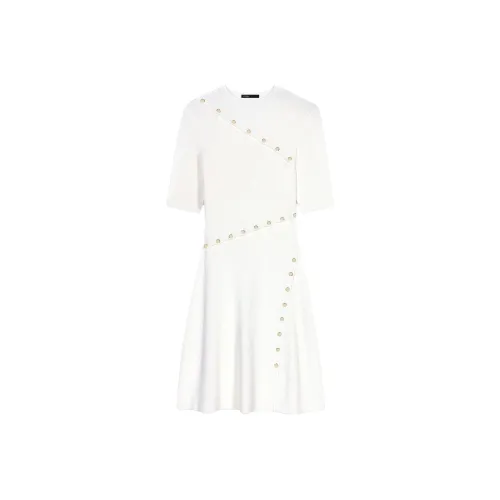 Maje Короткий рукав Платье Женское Белое