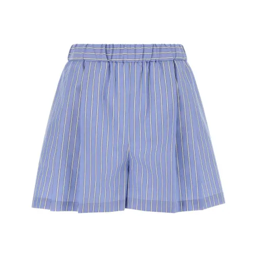 MARNI FW24 Повседневные шорты Женские Blue