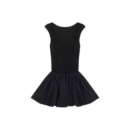 PZGE Черные Женские Слиплатья