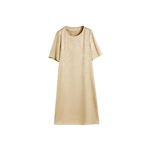 Hang Yi Court Короткий рукав Платье Женское