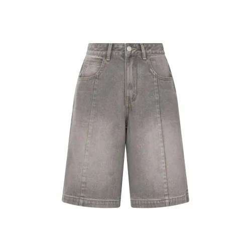 MEIYANG Серые Женские Джинсы