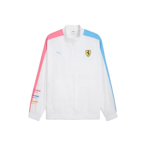 PUMA Scuderia Ferrari T7MIAMI Куртка Мужская Белая