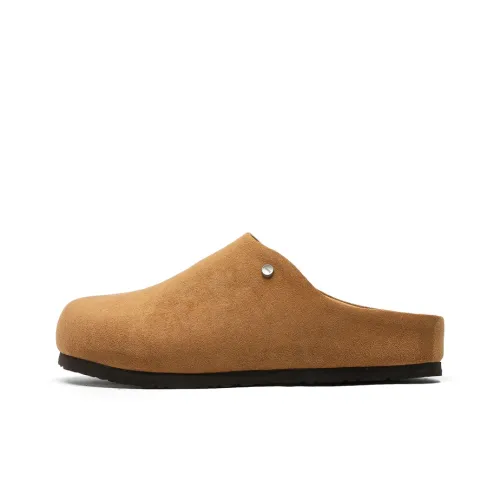 KUNGFUDEER Резиновая подошва Заклепки Устойчивые к истиранию Домашние тапочки Унисекс