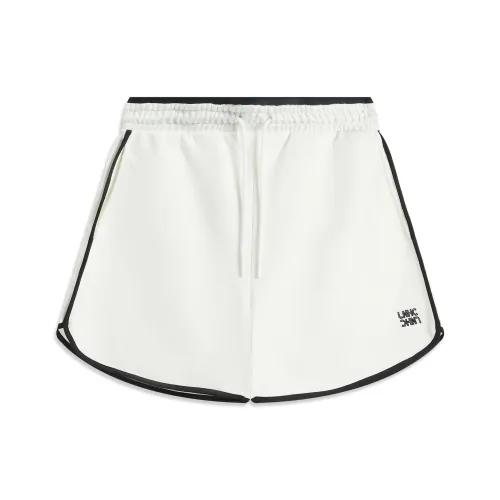 LINING Sports Life Collection Сливочный Женские Повседневные шорты