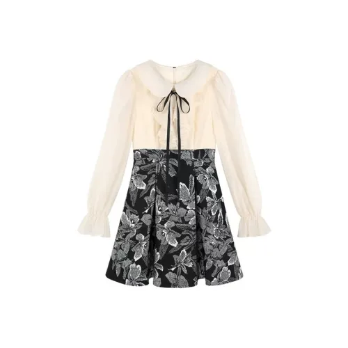 KEAB Длинное платье с длинными рукавами женское цвет на изображении