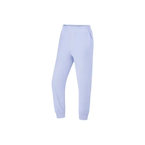 LINING Вязаные тренировочные брюки женские цвет лазурь перо синий