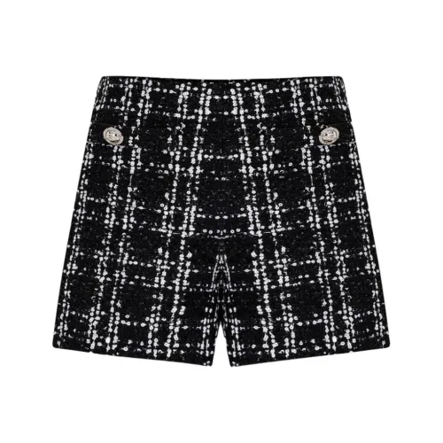 Шорты KARL LAGERFELD Повседневные Женские Черно-Белые