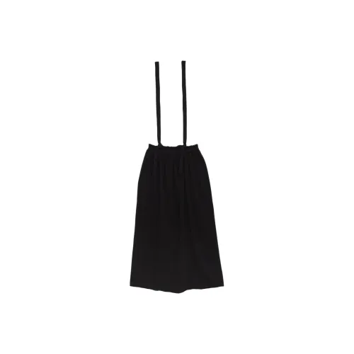 BASERANGE SS24 Route Юбка Органический хлопок Джерси Slip Платье Женские Черный