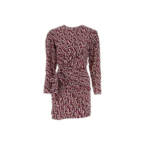 ISABEL MARANT ETOILE Румяный Женские Длинные Платья с Рукавами