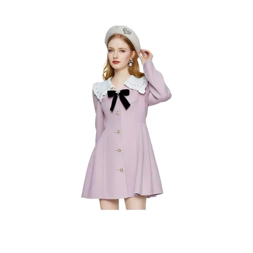 AIVEI Длинное платье с длинным рукавом женское