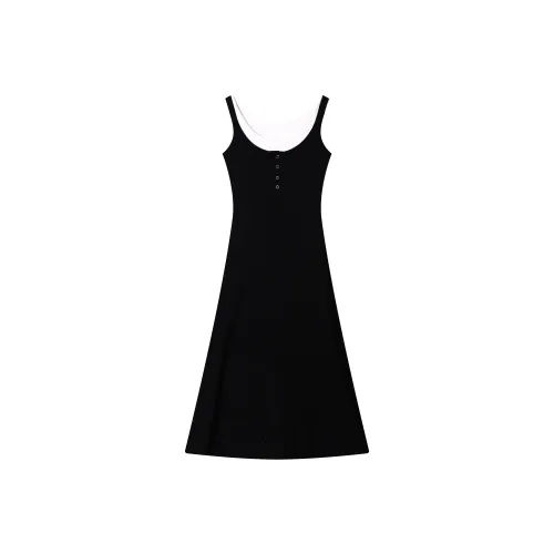 LSVE Черные Женские Слиплатья