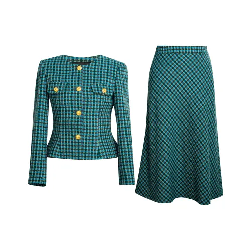 ROEYSHOUSE Бизнес-костюм женский в клетку