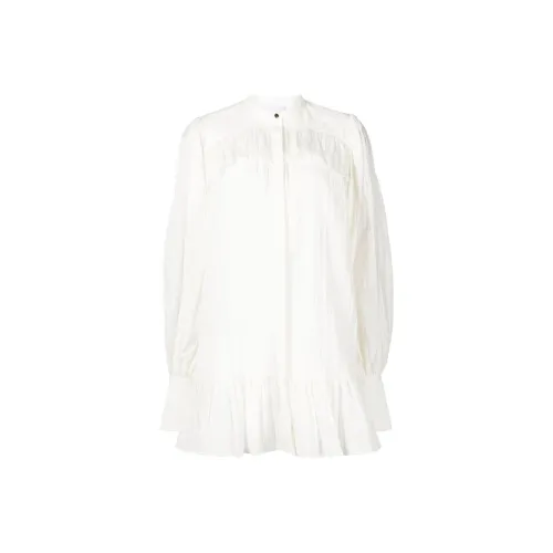 ACLER Слоновая кость Женские Длинные Платья с Рукавами