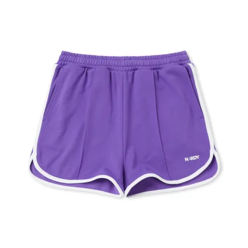 Nerdy SS24 Повседневные шорты Женские Фиолетовые