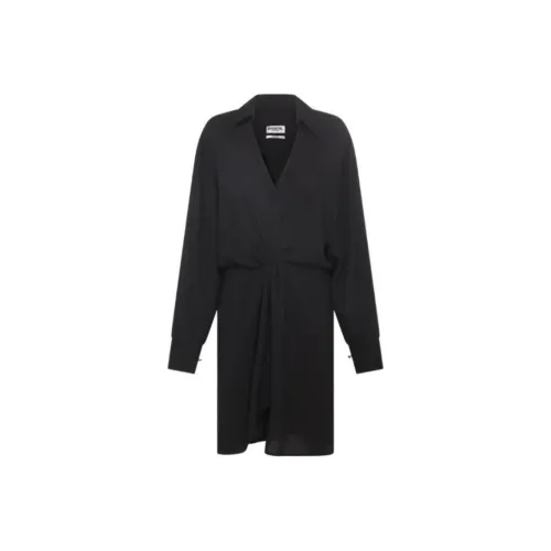 Essentiel Antwerp Black Женские Длинные Рукава Платья