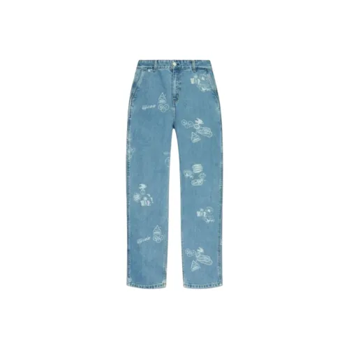 Carhartt WIP Джинсы Женские Светло-Синий