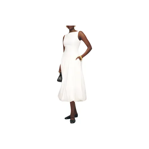 Reformation Elvira Платье Без рукавов Платье Женское Белое