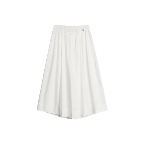 ELLE Повседневные брюки Женские Белые