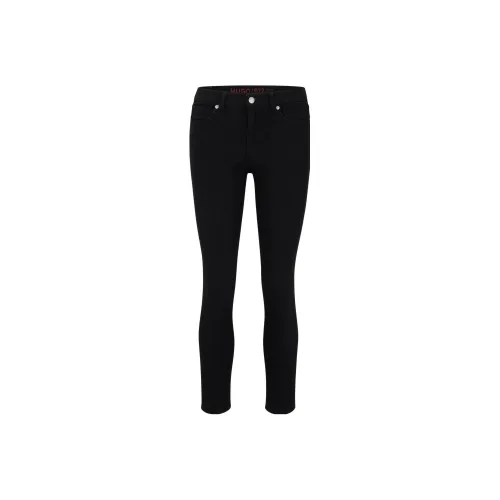 HUGO BOSS Женские Черные Джинсы