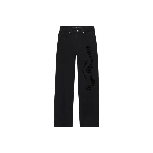 alexander wang Черные Женские Джинсы