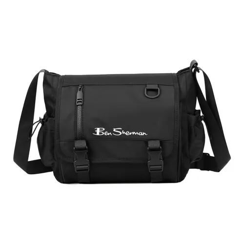 BEN SHERMAN Оксфорд Сумка через плечо Мужская Черная