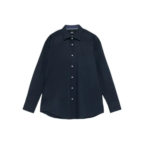 Hugo Boss Мужские Синие Рубашки