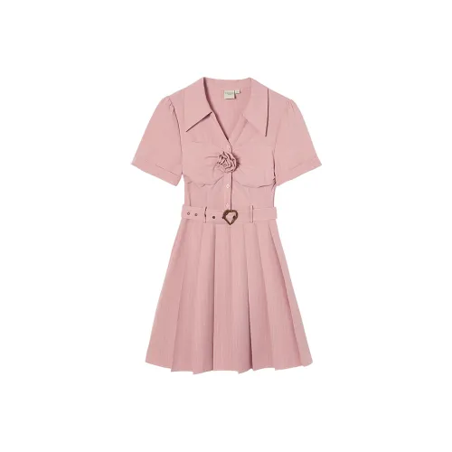 EPTISON WOMAN Женские Короткие Платья с Рукавами