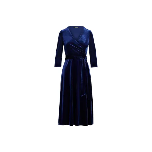 Ralph Lauren Blue Женские Длинные Рукава Платья