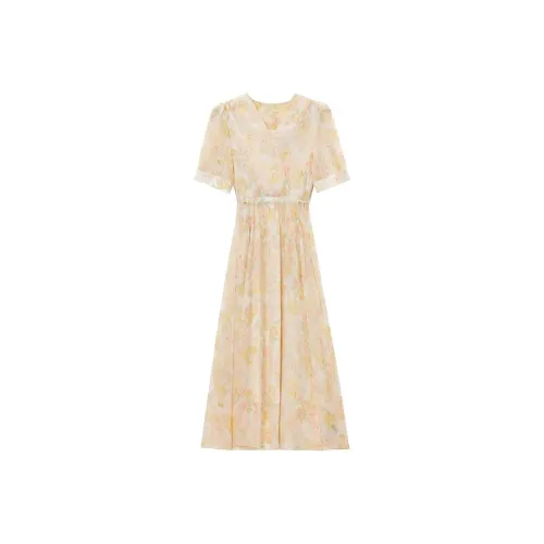 ARIADNAW STUDIO Короткий рукав Платье Женское