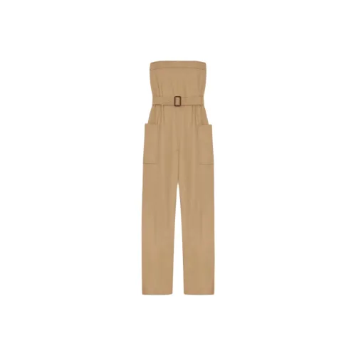 SAINT LAURENT Бежевые Женские Комбинезоны