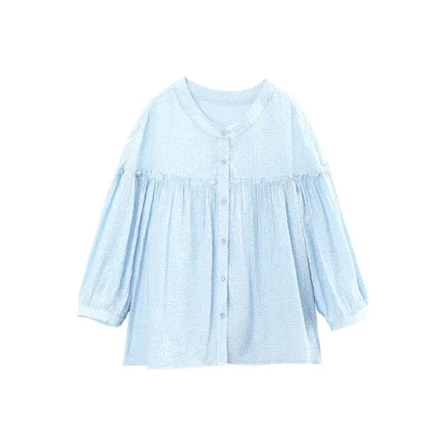 A paradise for awakening Рубашка Женская Синяя