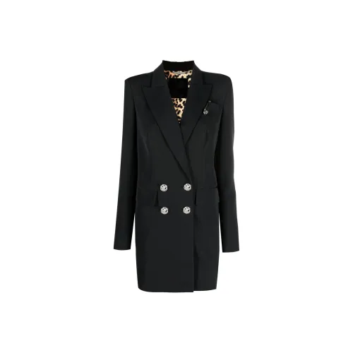 PHILIPP PLEIN Длинный рукав Платье Женское Черное