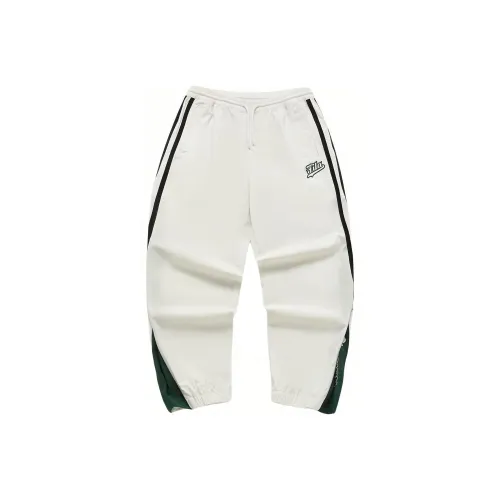 FILA FUSION Вязаные тренировочные брюки женские цвет облачно-белый