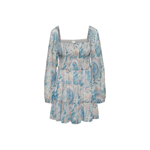 ARITZIA WILFRED Tempest Мини Платье Длинное с длинными рукавами Платье Женское Buoy Blu PASTEL Sg г Синий