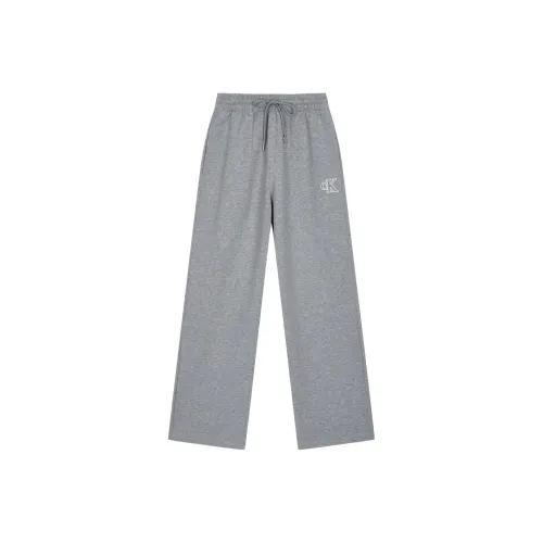 Calvin Klein Средне-серые Женские Вязаные Спортивные Брюки