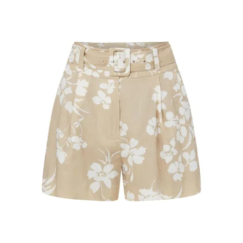 Veronica Beard FW24 Повседневные шорты Женские Бежевые