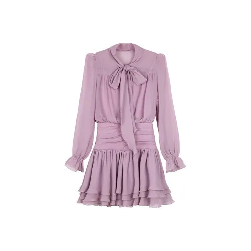 Sorrow Matsumoto Мечтательный Сладкий стиль Романтический Элегантный Длинный рукав Платье Женские