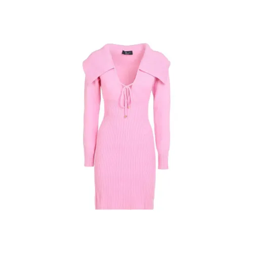 Blumarine Длинное платье с длинными рукавами женское