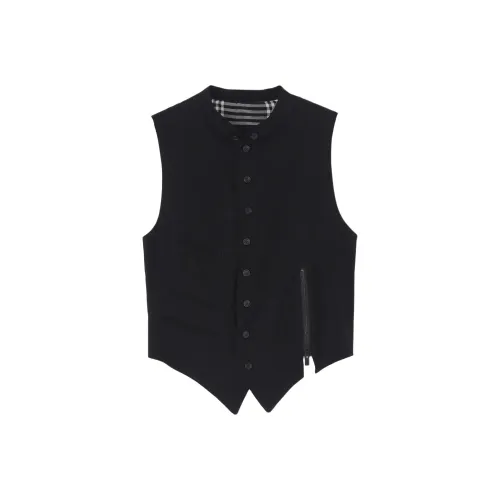 Yohji Yamamoto Pour Homme SS25 Жилет Мужской Черный