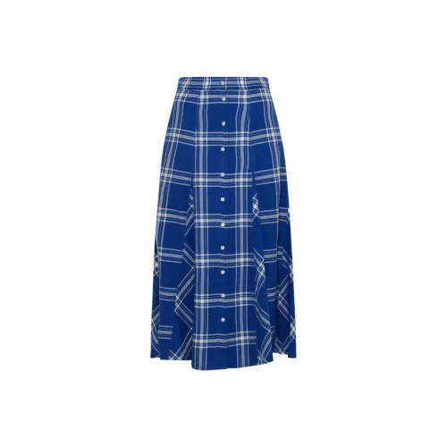 Polo Ralph Lauren SS22 Повседневный Длинный Юбка Женские Синий