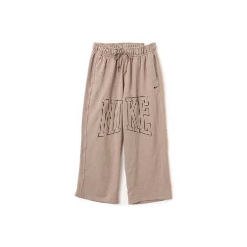 Nike Swoosh AS W NSW S TR EET OH FLC Вязаные тренировочные брюки женские норково-коричневый