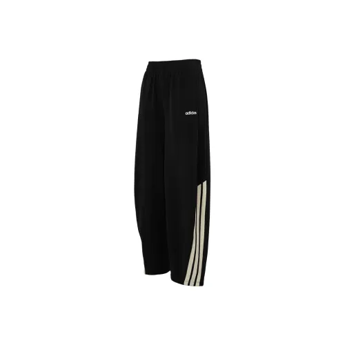 Adidas Черные Женские Вязаные Тренировочные Брюки