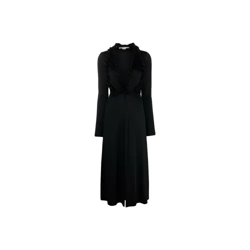 STELLA MCCARTNEY Black Женские Длинные Платья с Рукавами