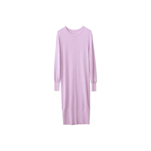 AMII Женские Длинные Платья с Рукавами