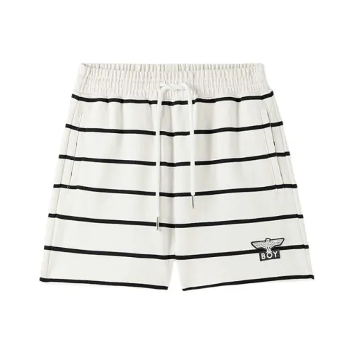 Boy London Повседневные шорты Женские Белый Черный