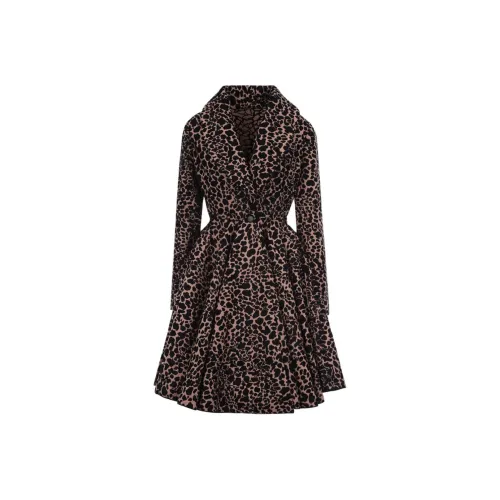 Alaia Длинное платье с длинными рукавами женское черное