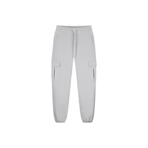 CHAOJIANTA Вязаные тренировочные брюки женские парового серого цвета